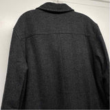 Prana Size M Charcoal Polyester-Blend Herringbone Men's Men's Jacket