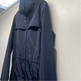 Mondetta Women's Size M Navy Solid Rain Coat