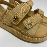Tory Burch Size 8 Women's Tan Solid Strappy Sandals