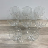 Lenox Firelight Platinum Clear Cut Stemmed Wine Glasses - Set of 8