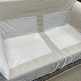 Ikea Beige Fabric Solid Loveseat