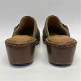 Born Size 11 Women's Green Solid Clog Shoes