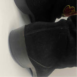 Joan & Davis Couture Size 6.5 Women's Black-Multi Embroidered Riding Boots