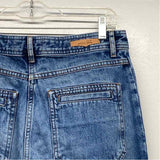 Sessun Blue Size 10 Women's Blue Washed Wide Leg Jeans