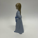 Nao By LLadro Figurine Girl in Blue Dress