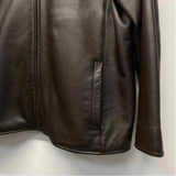 Eddie Bauer Women's Size L Dark Brown Solid Zip Up Jacket