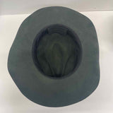 Lovely Bird Solid Green Felt Hat