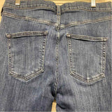AYR Size 33-12 Women's Blue Washed Straight Leg Jeans