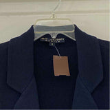 St John Basic Women's Size 8-M Navy Solid Blazer Jacket