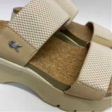 Kuru Size 8 Women's Beige Solid Slip On Sandals