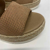 Dr. Scholls Size 8 Women's Tan Cut Out Espadrille Sandals
