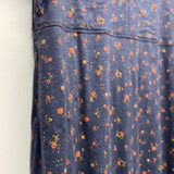 Toad&Co Size L Women's Blue-Multi Floral Shift Dress