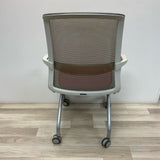 AMQ Office Red-Gray Chair