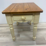 Ethan Allen Beige Solid Wood Table