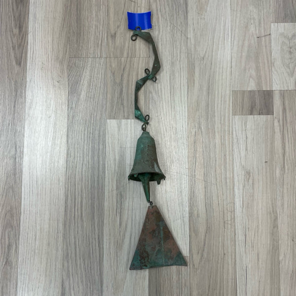 Paolo Soleri Teal Bronze Wind Chime