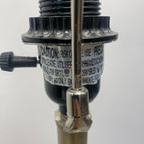 Brass Metal-Glass Sphere Floor Lamp