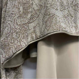Alex Evenings Size 12-L Women's Beige Color Block Maxi 2 PC Dress
