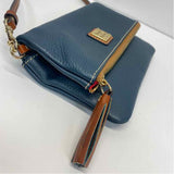 Dooney & Bourke Teal Pebbled Leather Crossbody Handbag