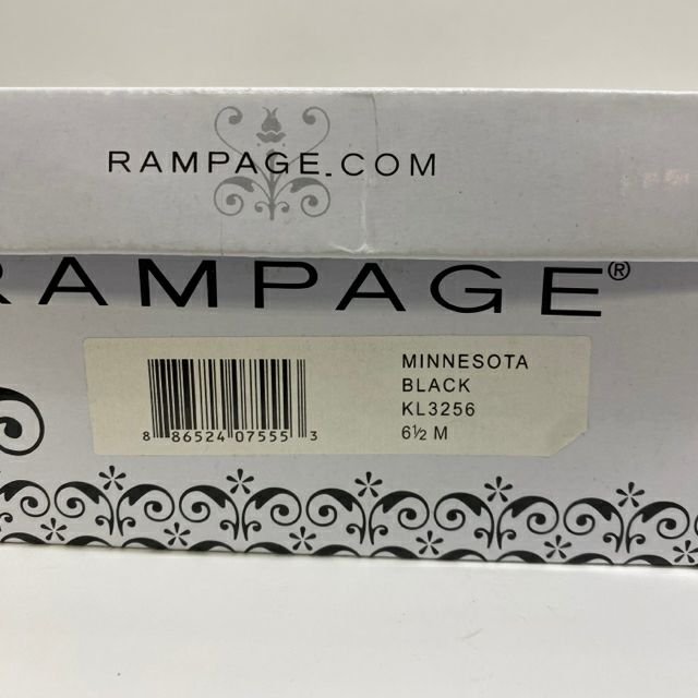 Rampage Size 6.5 Women's Black Solid Wedge Heels
