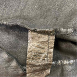 Angela Mara Women's Size S Brown Solid Military Jacket