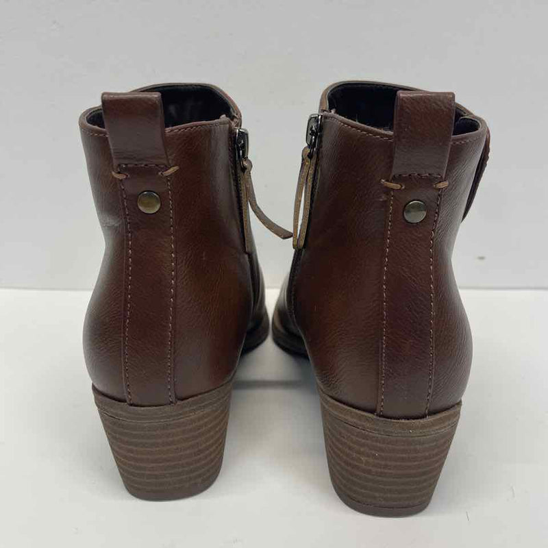 Naturalizer Soul Size 8.5 Women's Cappucino Solid Ankle Booties