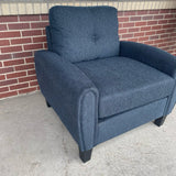 Arm Blue Textile Chair