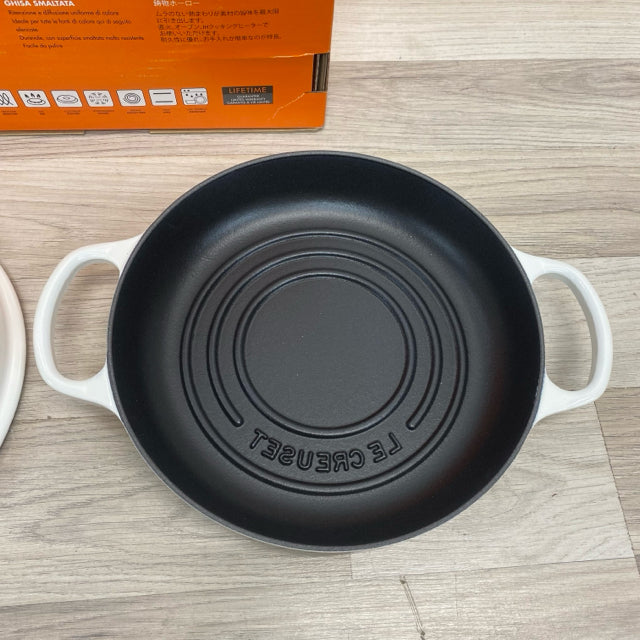 Le Creuset White Cast Iron Bread Oven