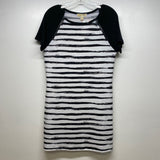 Michael Michael Kors Size M Women's White-Black Pattern Shift Dress