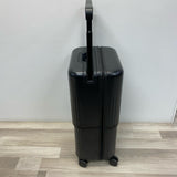 Velo Black Solid Suitcase Carry on expandable to Checking Bag