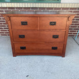 Mission Style Brown Wood Dressers/Chest
