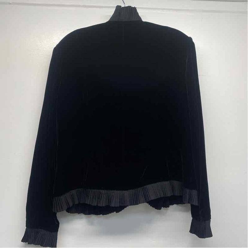 Nygard Women's Size 16-XXL Black Solid Open Front Jacket