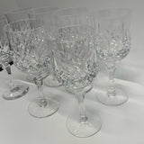 Atlantis Moselle Crystal Water Goblets Set of 7