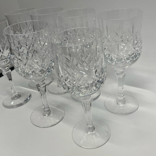 Atlantis Moselle Crystal Water Goblets Set of 7