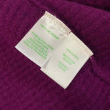 Lilly Pulitzer Size Xl Women's Purple Solid Open Front Sweater