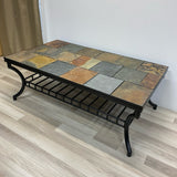 Black - multi Metal-Title Coffee Table