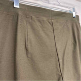 Eileen Fisher Size M- (6-8) Women's Green Solid Pull On Pants