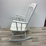 Rocking White Wood Chair