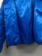 Kenneth Cole Women's Size Xl Blue Solid Puffer Jacket