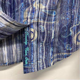 Robert Graham Size S Women's Blue Pattern Button Up Blouse
