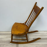 Windsor Brown Solid Wood Rocker
