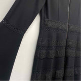 Kobi Halperin Size S Women's Black Solid Fit And Flare Dress