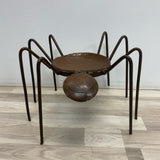 Brown Metal Stand Spider Shape