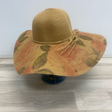 Odiva Brown-Multi Floral Floppy Hat