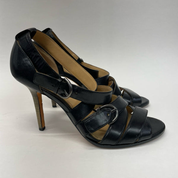 Coach Size 8 Women's Black Solid Strappy Heels