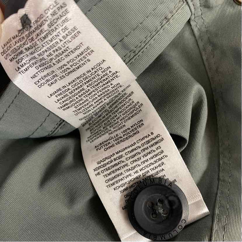 Columbia Women's Size M Green Solid Pullover Coat