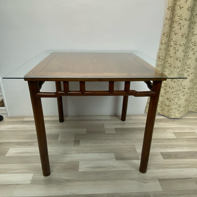 Antique Brown Bamboo  Mahjong/ Huanghuali Table