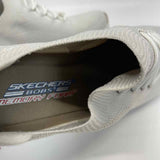 Skechers Size 8 Women's White Solid Sneakers Sneakers