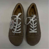 Xelero Size 39-8.5 Women's Taupe Cut Out Lace Up Sneakers