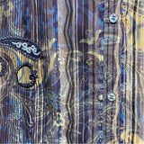 Robert Graham Size S Women's Blue Pattern Button Up Blouse