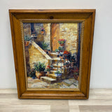 Wall Decor Tuscan Porch and Pots By David Jackson 3/150